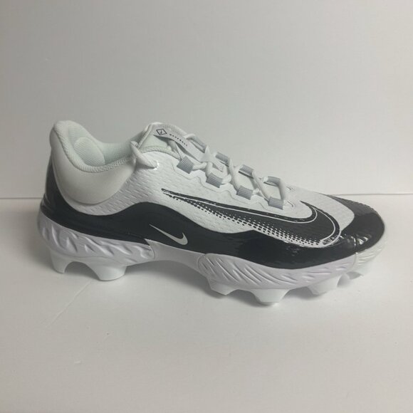 Nike Men’s Alpha Huarache Low Baseball Cleat White Size 13 M - Picture 1 of 6